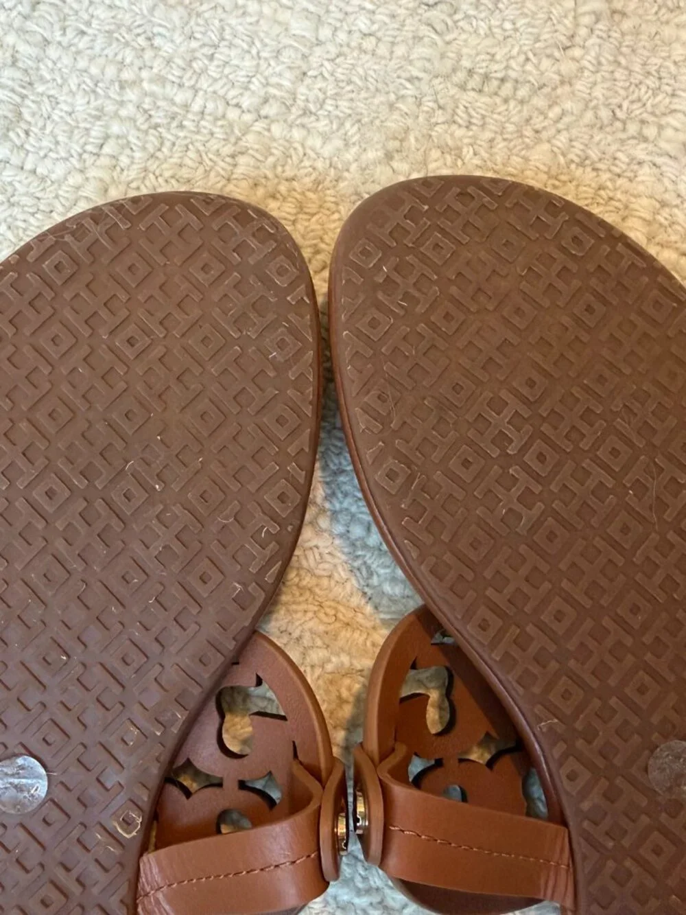 Tory Burch Size 9.5 Miller Sandal in Vintage Vachetta